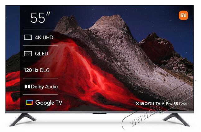 Xiaomi 55 TV A Pro 2nd gen Telev&iacute;zi&oacute;k - LED telev&iacute;zi&oacute; - UHD 4K felbont&aacute;s&uacute; - 530275