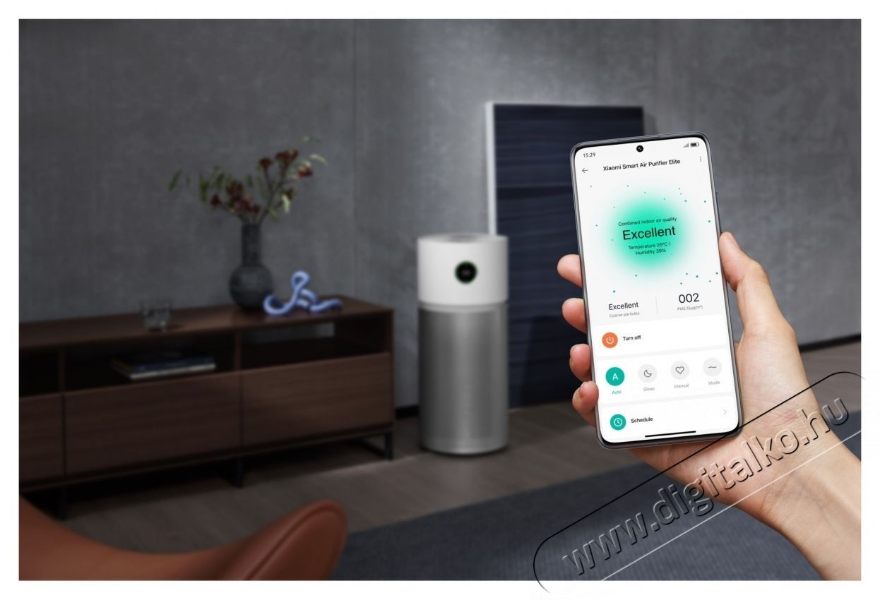 Xiaomi BHR6359EU Smart Air Purifier Elite EU L&eacute;gtiszt&iacute;t&oacute;, PCARD 600 m3/h, MI Home, Steriliz&aacute;tor, &Eacute;rintők&eacute;pernyő, feh&eacute;r Sz&eacute;ps&eacute;g&aacute;pol&aacute;s / Eg&eacute;szs&eacute;g - L&eacute;gtiszt&iacute;t&oacute; / p&aacute;r&aacute;s&iacute;t&oacute; / p&aacute;r&aacute;tlan&iacute;t&oacute; - L&eacute;gtiszt&iacute;t&oacute; - 534024