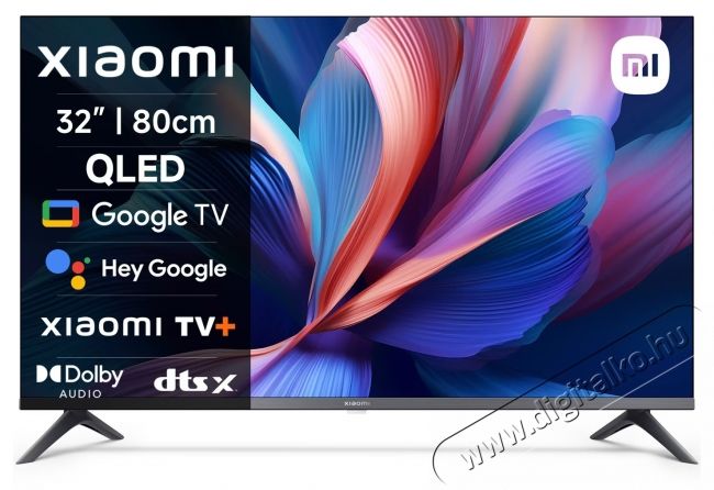 Xiaomi QLED A Pro telev&iacute;zi&oacute;, 80 cm, Smart Google TV, HD Ready, E energiaoszt&aacute;ly Telev&iacute;zi&oacute;k - Plazma telev&iacute;zi&oacute; - 535866