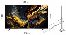 Xiaomi QLED Max telev&iacute;zi&oacute;, 252cm, Smart Google TV, 4K UHD, 100Hz, G energiaoszt&aacute;ly, 2025-&ouml;s modell Telev&iacute;zi&oacute;k - Plazma telev&iacute;zi&oacute; - 535867