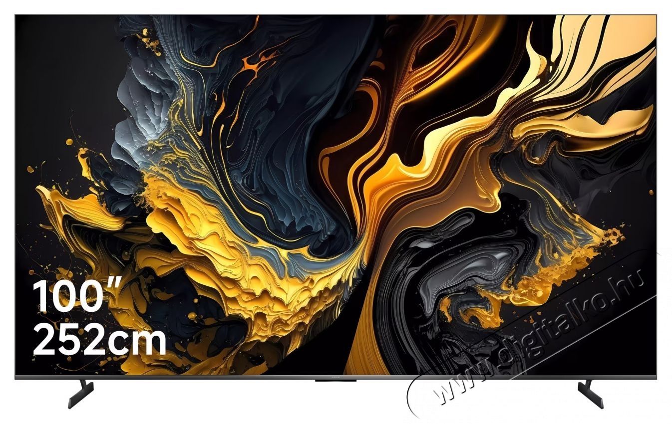 Xiaomi QLED Max telev&iacute;zi&oacute;, 252cm, Smart Google TV, 4K UHD, 100Hz, G energiaoszt&aacute;ly, 2025-&ouml;s modell Telev&iacute;zi&oacute;k - Plazma telev&iacute;zi&oacute; - 535867