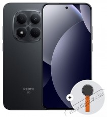 Xiaomi REDMI Note 15 Pro, 8GB RAM, 512GB, 5G, Fekete + Woven Strap Ring Stand Mobil / Kommunik&aacute;ci&oacute; / Smart - Okostelefon - Android - 537548