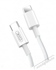 XO NB124 40W Type-C/Type-C fehér adatkábel Mobil / Kommunikáció / Smart - Tablet / E-book kiegészítő, tok - Kábel - 438883