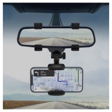 XO P-CARHOLDER-C70-BK visszapillantóra rögzíthető fekete telefontartó Autóhifi / Autó felszerelés - Autós tartó - 458300