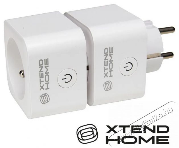 XTEND HOME  XTH-ZA101M (Tuya), 2 db Háztartás / Otthon / Kültér - Okos otthon - Okos konnektor - 520478