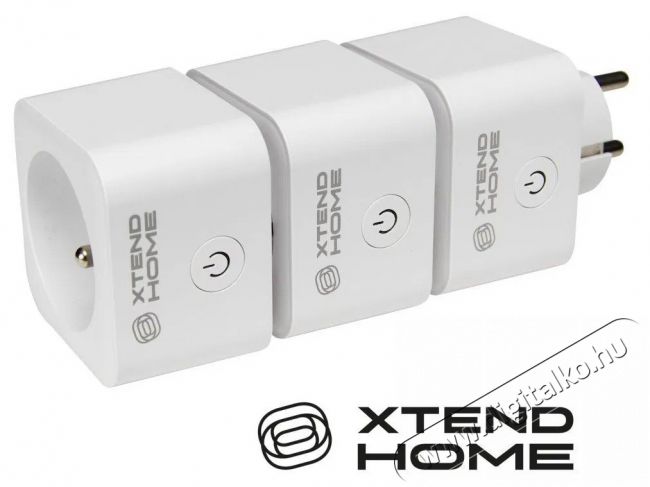 XTEND HOME  XTH-ZA101M (Tuya), 3 db Háztartás / Otthon / Kültér - Okos otthon - Okos konnektor - 520479