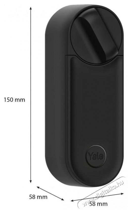 Yale Linus L2, fekete H&aacute;ztart&aacute;s / Otthon / K&uuml;lt&eacute;r - Okos otthon - Kieg&eacute;sz&iacute;tő - 519879