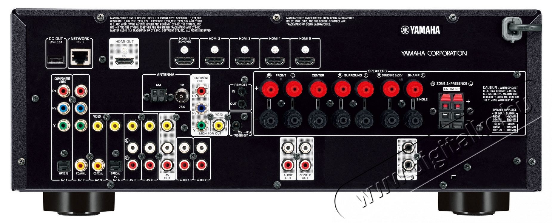 Yamaha RXV-673 ez&uuml;st Audio-Video / Hifi / Multim&eacute;dia - H&aacute;zimozi - H&aacute;zimozi erős&iacute;tő - 271869