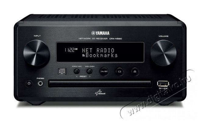 Yamaha CRX-N560 hálózati lejátszó beépített erősítővel - fekete Audio-Video / Hifi / Multimédia - Hifi - Sztereó - CD / DVD / Multimédia lejátszós rádióerősítő - 277455
