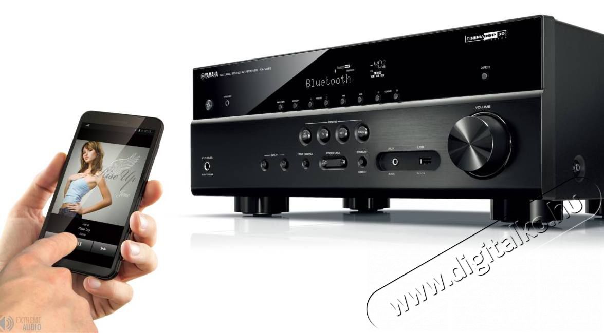 Yamaha RX-V483 5.1 csatornás AV erősítő - fekete Audio-Video / Hifi / Multimédia - Házimozi - Házimozi erősítő - 323322