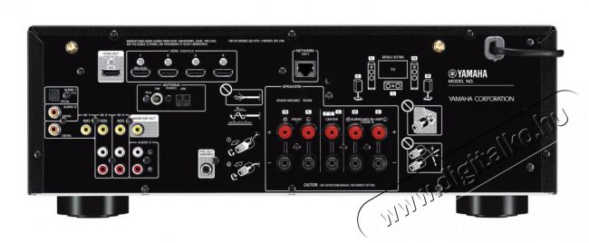 Yamaha RX-V485 TI 5.1 csatornás AV házimozi erősítő - titán Audio-Video / Hifi / Multimédia - Házimozi - Házimozi erősítő - 348233