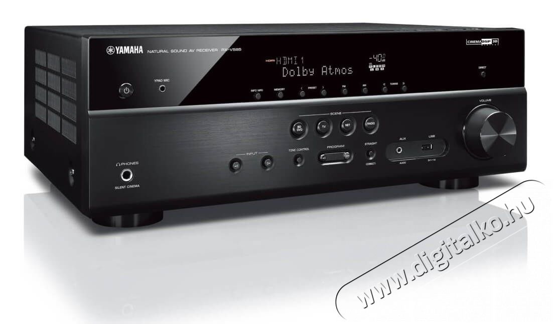 Yamaha RX-V585 BL 7.2 csatorn&aacute;s AV h&aacute;zimozi erős&iacute;tő - fekete Audio-Video / Hifi / Multim&eacute;dia - H&aacute;zimozi - H&aacute;zimozi erős&iacute;tő - 348234