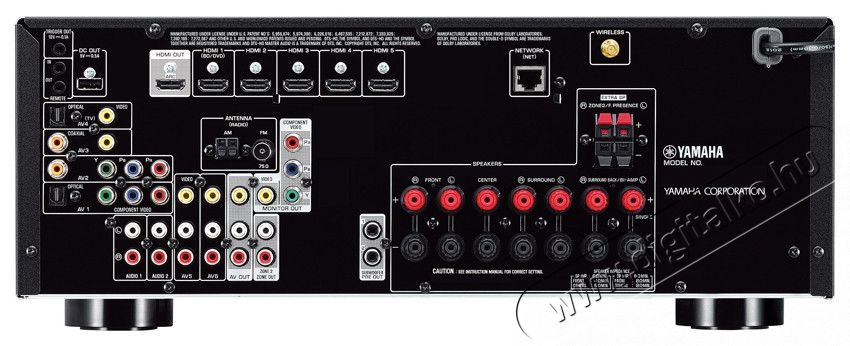 Yamaha RXV-677 H&aacute;zimozi erős&iacute;tő - ez&uuml;st Audio-Video / Hifi / Multim&eacute;dia - H&aacute;zimozi - H&aacute;zimozi erős&iacute;tő - 279724