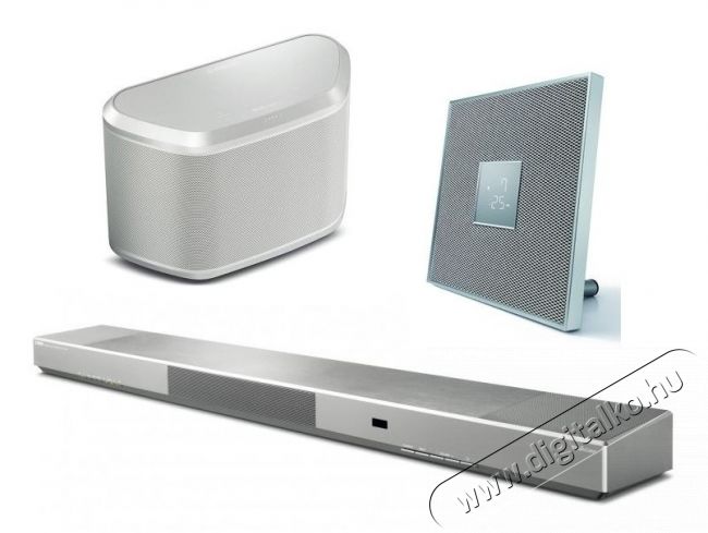 Yamaha YSP-1600 hangprojektor + WX-030 hangszóró + ISX-80 hangszóró - ezüst-szürke Audio-Video / Hifi / Multimédia - Hangprojektor / soundbar - Mélyláda nélkül - 306080