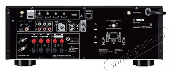 Yamaha RX-V4A Bl fekete 5.1 h&aacute;zimozi erős&iacute;tő Audio-Video / Hifi / Multim&eacute;dia - H&aacute;zimozi - H&aacute;zimozi erős&iacute;tő - 444052