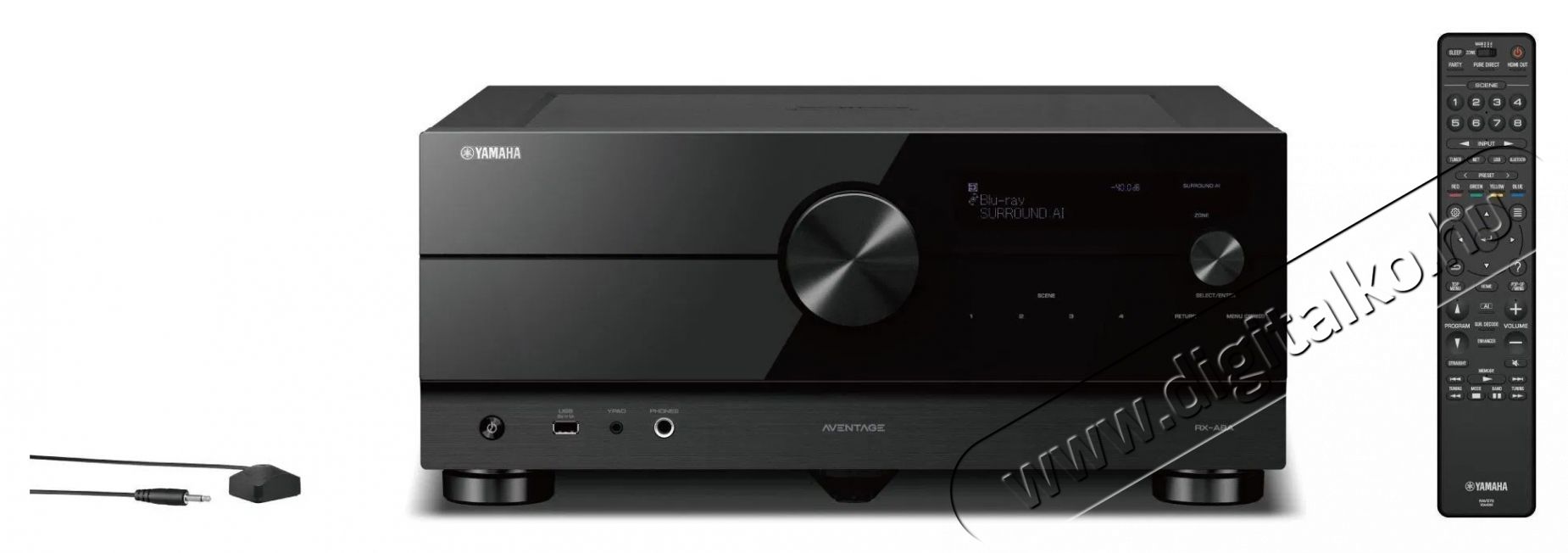 Yamaha RX-A8A Black Audio-Video / Hifi / Multim&eacute;dia - H&aacute;zimozi - H&aacute;zimozi erős&iacute;tő - 530410