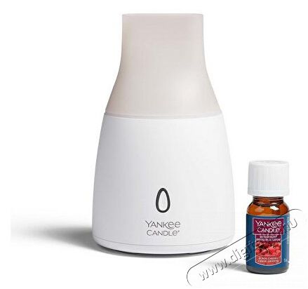 YANKEE CANDLE Ultrahangos aroma diffúzor + utántöltő Black Cherry 10 ml Szépségápolás / Egészség - Légtisztító / párásító / párátlanító - Kiegészítő - 526699