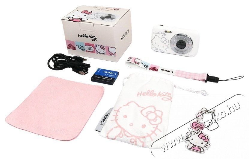 YASHICA Hello Kitty Digital Camera DZ-100 White F&eacute;nyk&eacute;pezőg&eacute;p / kamera - Kompakt f&eacute;nyk&eacute;pezőg&eacute;p - Norm&aacute;l tud&aacute;s&uacute; kompakt - 538068