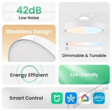 Yeelight Turbo Fan Ceiling Light Mennyezeti ventil&aacute;tor vil&aacute;g&iacute;t&aacute;ssal H&aacute;ztart&aacute;s / Otthon / K&uuml;lt&eacute;r - Vil&aacute;g&iacute;t&aacute;s / elektromoss&aacute;g - Fali / mennyezeti l&aacute;mpa - 526704