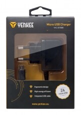 Yenkee YAC 2016BK Micro USB hálózati töltő 2A Mobil / Kommunikáció / Smart - Mobiltelefon kiegészítő / tok - Hálózati-, autós töltő - 342970