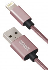 Yenkee YCU 601 RE USB - Lightning kábel 1m Mobil / Kommunikáció / Smart - Mobiltelefon kiegészítő / tok - Kábel / átalakító - 299194