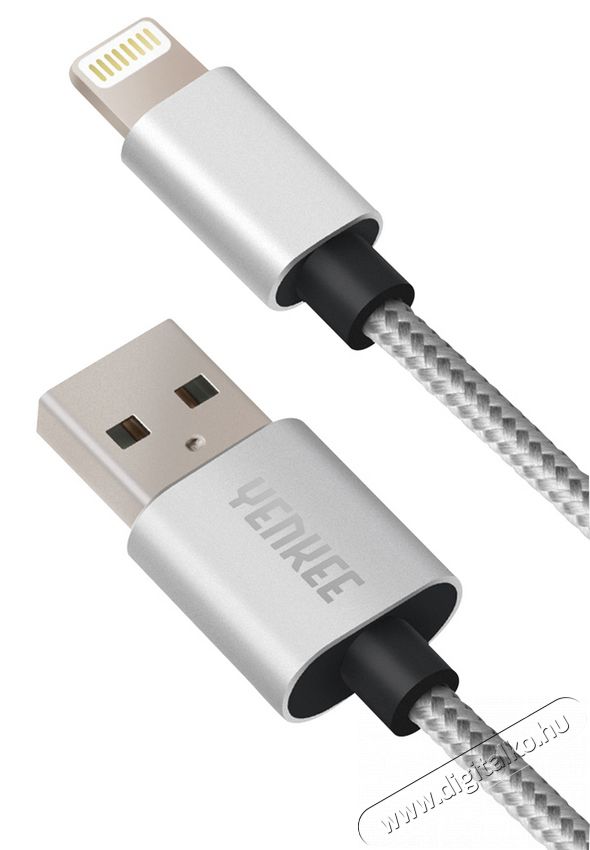 Yenkee YCU 601 SR USB - Lightning kábel 1m - ezüst Mobil / Kommunikáció / Smart - Mobiltelefon kiegészítő / tok - Kábel / átalakító - 299193