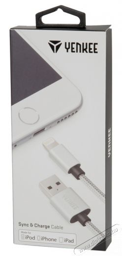 Yenkee YCU 601 SR USB - Lightning kábel 1m - ezüst Mobil / Kommunikáció / Smart - Mobiltelefon kiegészítő / tok - Kábel / átalakító - 299193
