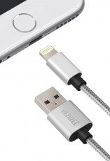 Yenkee YCU 601 SR USB - Lightning kábel 1m - ezüst Mobil / Kommunikáció / Smart - Mobiltelefon kiegészítő / tok - Kábel / átalakító - 299193
