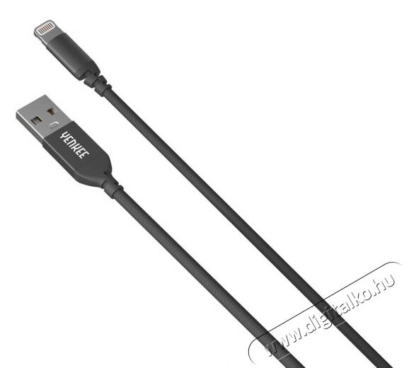 Yenkee YCU 611 BK Lightning adat- és töltőkábel - fekete Mobil / Kommunikáció / Smart - Mobiltelefon kiegészítő / tok - Kábel / átalakító - 341277