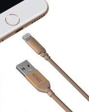 Yenkee YCU 611 GD Lightning adat- és töltőkábel - arany Mobil / Kommunikáció / Smart - Mobiltelefon kiegészítő / tok - Kábel / átalakító - 341278