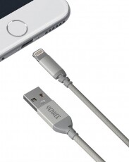 Yenkee YCU 611 SR Lightning adat- és töltőkábel - ezüst Mobil / Kommunikáció / Smart - Mobiltelefon kiegészítő / tok - Kábel / átalakító - 341281