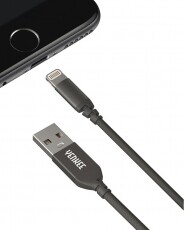 Yenkee YCU 612 BK Lightning adat- és töltőkábel - fekete Mobil / Kommunikáció / Smart - Mobiltelefon kiegészítő / tok - Kábel / átalakító - 349401