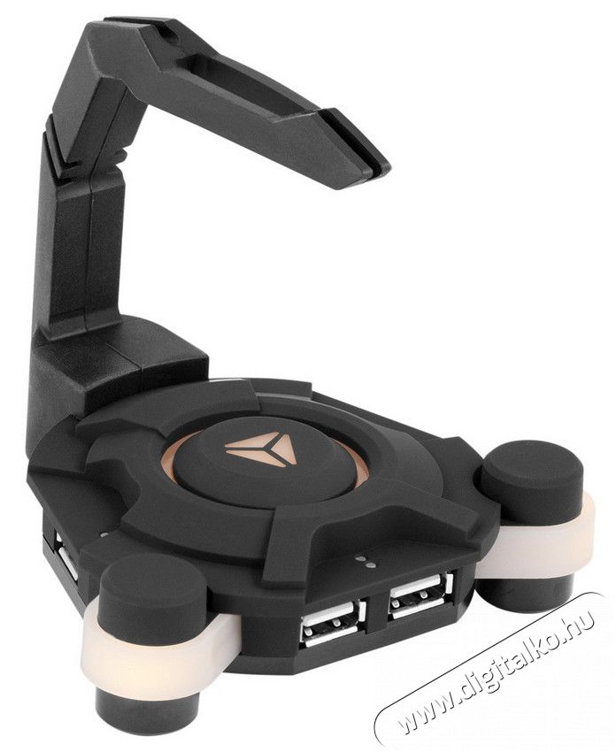 Yenkee YHB 3004 Sting USB-elosztó egérkábel-tartóval Iroda és számítástechnika - Notebook kiegészítő - USB hub / elosztó - 291700