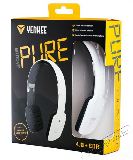 Yenkee YHP 15BTWE GROOVE vezeték nélküli fejhallgató - fehér Audio-Video / Hifi / Multimédia - Fül és Fejhallgatók - Fejhallgató - 289054