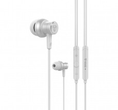 Yenkee YHP 205WE Hi-Res mikrofonos fülhallgató - fehér Audio-Video / Hifi / Multimédia - Fül és Fejhallgatók - Fülhallgató mikrofonnal / headset - 349406