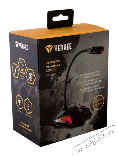 Yenkee YMC 1040 Scout USB-s gaming mikrofon Iroda és számítástechnika - Egyéb számítástechnikai termék - 352079