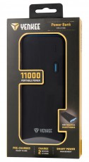 Yenkee YPB 0111BK Power bank külső akkumulátor 11000mAh Mobil / Kommunikáció / Smart - Powerbank / Külső akkumulátor és töltő - 299197