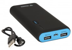 Yenkee YPB 0111BK Power bank külső akkumulátor 11000mAh Mobil / Kommunikáció / Smart - Powerbank / Külső akkumulátor és töltő - 299197
