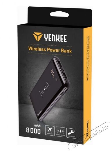 Yenkee YPB 0820 vezeték nélküli powerbank 8000mAh Audio-Video / Hifi / Multimédia - Hordozható, vezeték nélküli / bluetooth hangsugárzó - Hordozható, vezeték nélküli / bluetooth hangsugárzó - 349422