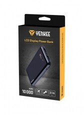 Yenkee YPB 1020 LCD kijelzős Powerbank 10000mAh Audio-Video / Hifi / Multimédia - Hordozható, vezeték nélküli / bluetooth hangsugárzó - Hordozható, vezeték nélküli / bluetooth hangsugárzó - 349424