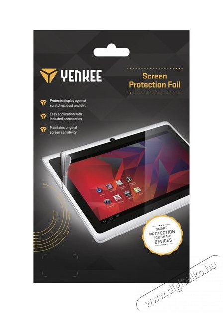 Yenkee YPF 08UNICL - Univerzális tablet kijelzővédő fólia 7-8" Mobil / Kommunikáció / Smart - Tablet / E-book kiegészítő, tok - Védő fólia - 287779