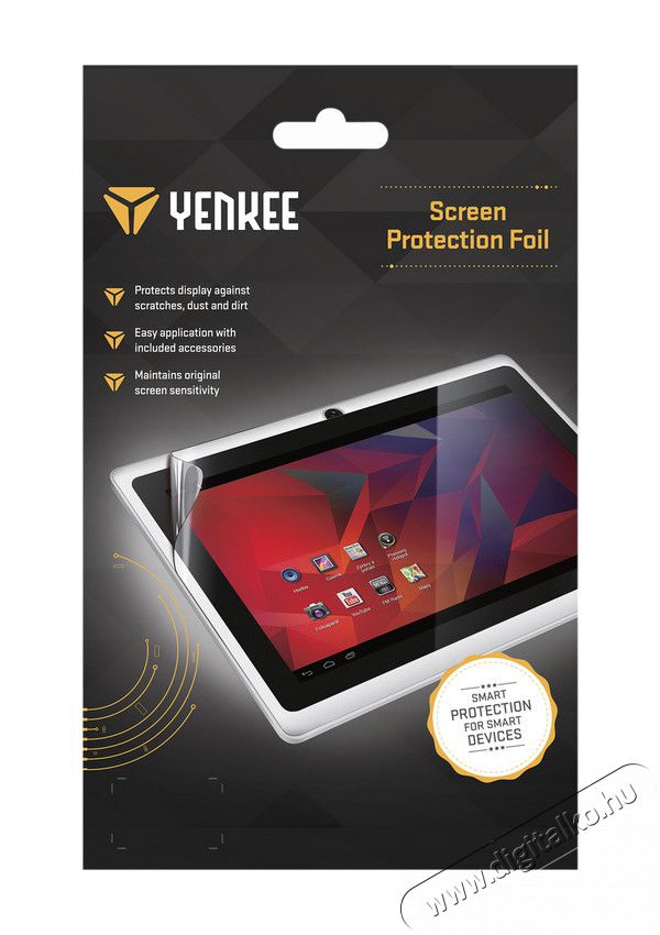 Yenkee YPF 08UNIMT - Univerzális tablet kijelzővédő fólia 7-8" Mobil / Kommunikáció / Smart - Tablet / E-book kiegészítő, tok - Védő fólia - 287780
