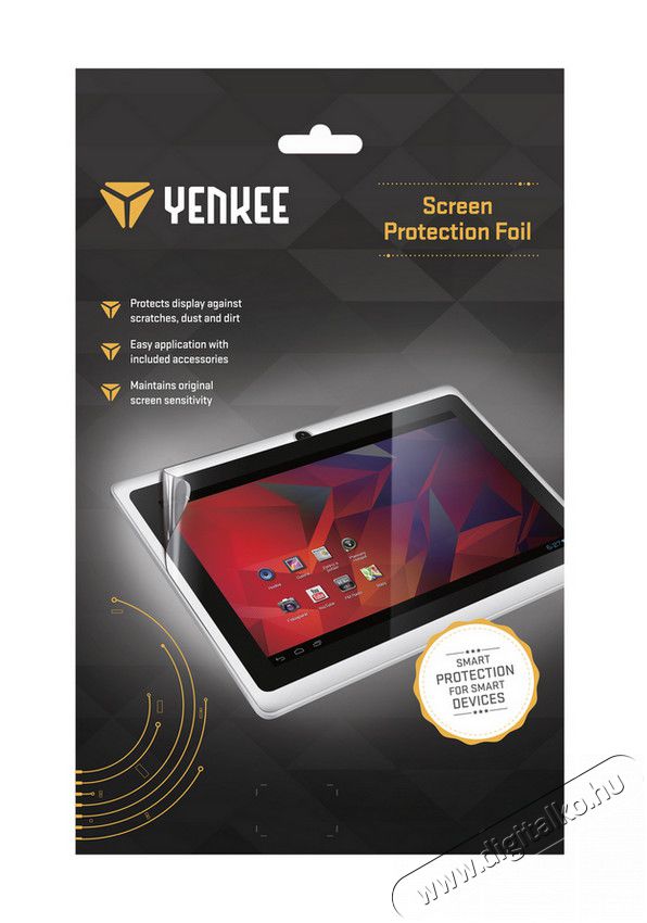 Yenkee YPF 10UNICL - Univerzális tablet kijelzővédő fólia 10" Mobil / Kommunikáció / Smart - Tablet / E-book kiegészítő, tok - Védő fólia - 287781