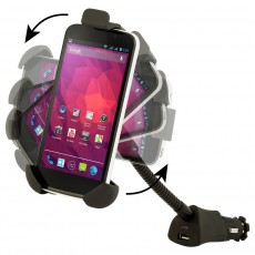 Yenkee YSM 403L autós mobil telefon tartó USB töltővel Autóhifi / Autó felszerelés - Autós tartó - 316131