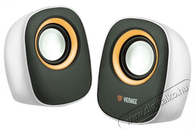 Yenkee YSP 2001WH Mini hangszóró - fehér Iroda és számítástechnika - PC hangszóró / hangfal - 279387