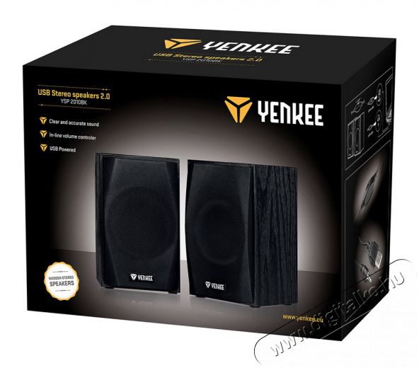 Yenkee YSP 2010BK 2.0 mini hangszóró Iroda és számítástechnika - PC hangszóró / hangfal - 307181