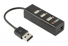 Yenkee YHB 4001BK USB HUB - fekete Iroda és számítástechnika - Notebook kiegészítő - USB hub / elosztó - 275062