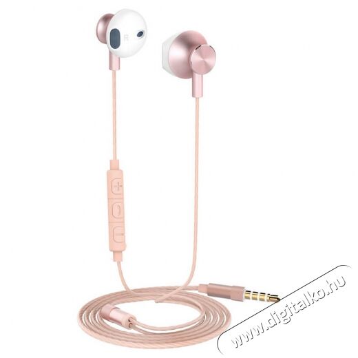 Yenkee YHP 305 PK mikrofonos fülhallgató - rózsaszín Audio-Video / Hifi / Multimédia - Fül és Fejhallgatók - Fülhallgató mikrofonnal / headset - 349409