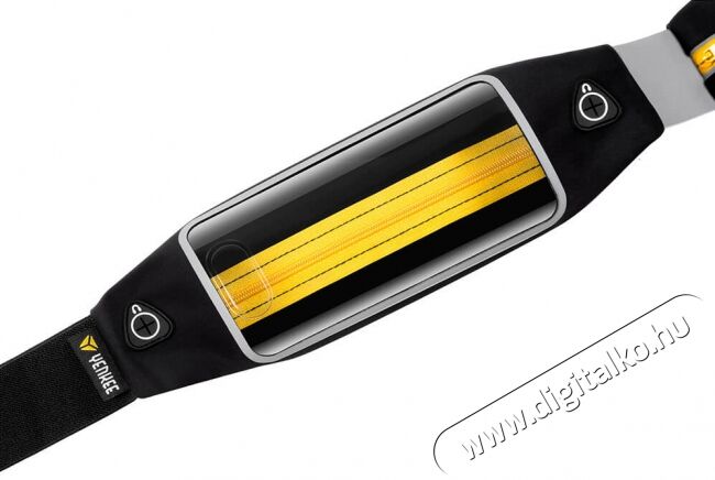 Yenkee YBM W510BK övtáska futáshoz - fekete Mobil / Kommunikáció / Smart - Mobiltelefon kiegészítő / tok - Övtáska / karpánt futáshoz - 349397