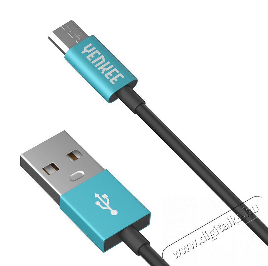 Yenkee YCU 221 BBE kábel USB / micro 1m  Iroda és számítástechnika - Számítógép tartozék - USB kábel - 342980
